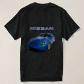 Nissan Zwarte T-shirt (Design achterkant)