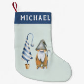 Nisse Norwegian Kerstgnome | Monogram Kleine Kerstsok (Voorkant)