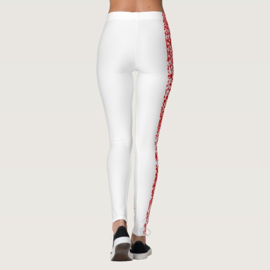 Nissl Cortex-Leggings (neutraal rood) Leggings (Achterkant)