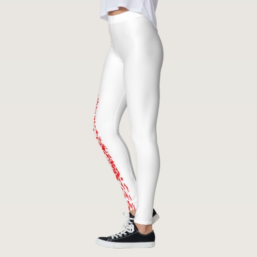 Nissl Cortex-Leggings (neutraal rood) Leggings (Links)