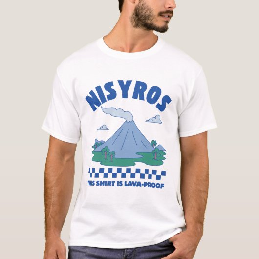 Nisyros: dit shirt is lavaveilig (Voorkant)