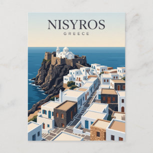 Nisyros Mandraki Griekenland Briefkaart