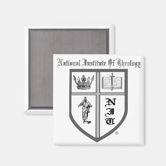 nit-sheild-logo, magneet (Voorkant / Achterkant)