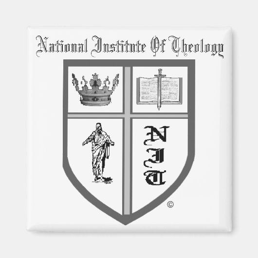 nit-sheild-logo, magneet (Voorkant)