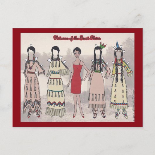 Nitanna van het Briefkaart van de Grote Meren Papi (Voorkant)