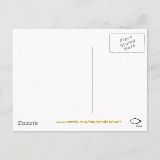 Nite Before Christmas Briefkaart - Gepersonaliseer (Achterkant)