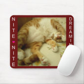 Nite Nite Dreaming Cat Mausepad Muismat (Met muis)