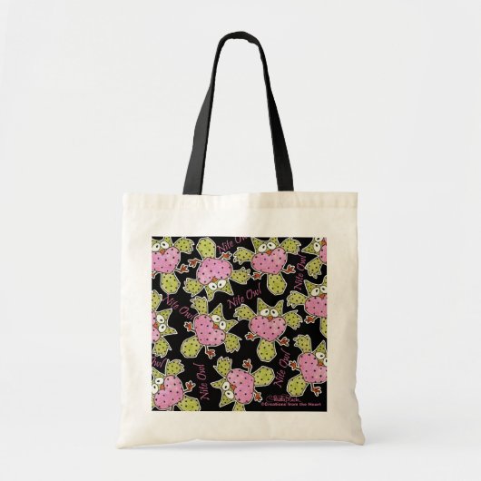 Nite Owl Collage Tote Bag (Voorkant)