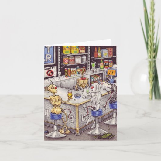 Nite van Bots van notecard Kaart (Voorkant)