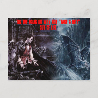 niteofthevamp; briefkaart