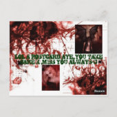 Niteofthewolf, DIT IS DE HOLIS ZO WAAROM NIET "NEE Briefkaart (Achterkant)