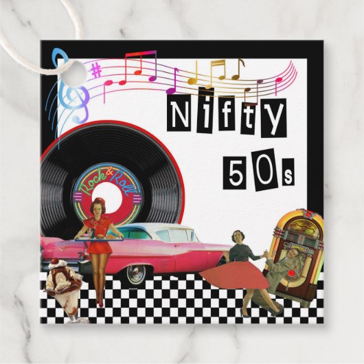 Nitigs 50s bedankjes labels (Voorkant)