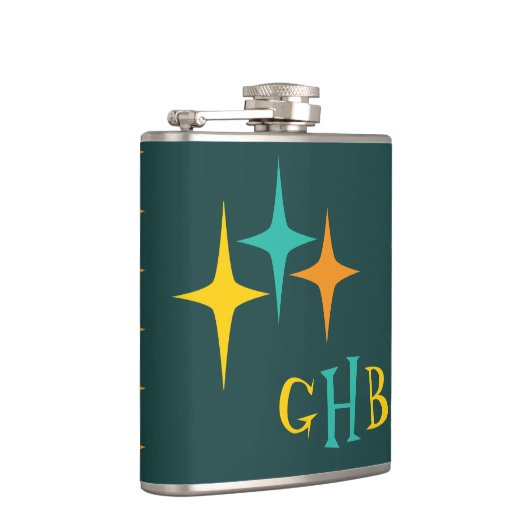 Nitigvijftig - driedubbele heupkolf heupfles (Rechts)