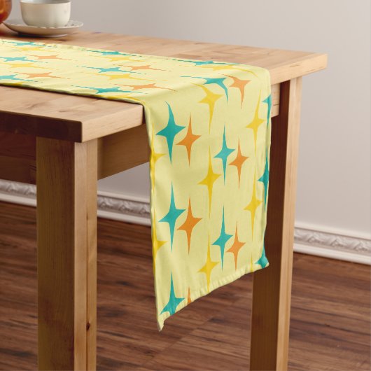 Nitigvijftig - drievoudige starburst table runner korte tafelloper (Voorbeeld)