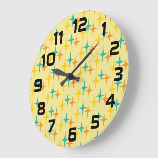 Nitigvijftig - drievoudige sterrenklok grote klok (Hoek)