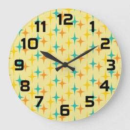 Nitigvijftig - drievoudige sterrenklok grote klok