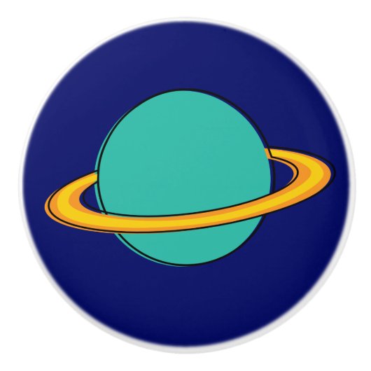 Nitigvijftig - groene ronddraaiende planwervel keramische knop (Voorkant)