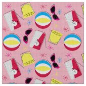 Nitigvijftig strandspeeltjes stof (Close Up)