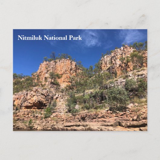 nitmiluk katherine gorge briefkaart (Voorkant)