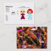 NitPicker-Visitekaartje Visitekaartje (Voorkant / Achterkant)