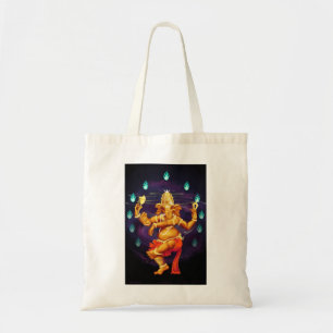 Nitraja Ganesha canvas Tote Bag