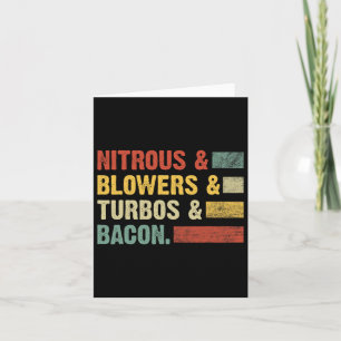 Nitro Blowers Turbo Bycon Food Retro BBQ Vlees Kaart