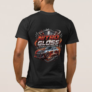Nitro Gloss Detailing Grafisch T-shirt