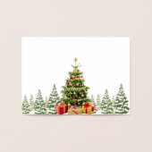 NITRO MILITIA Kerst metallic gouden folie kaart (Binnen)