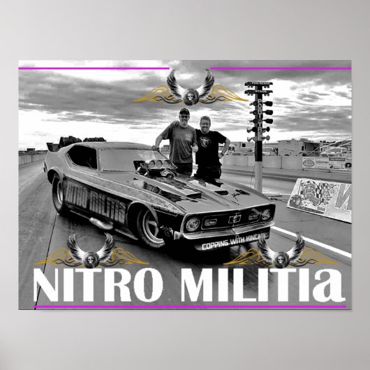 NITRO MILITIA matte poster #9 (Voorkant)