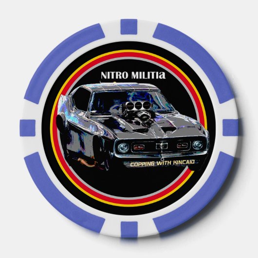 NITRO MILITIA poker chip (Voorkant)