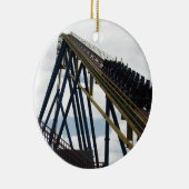 Nitro Roller Onderzetter Six Flags Great Adventure Keramisch Ornament (Rechts)