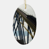 Nitro Roller Onderzetter Six Flags Great Adventure Keramisch Ornament (Rechts)