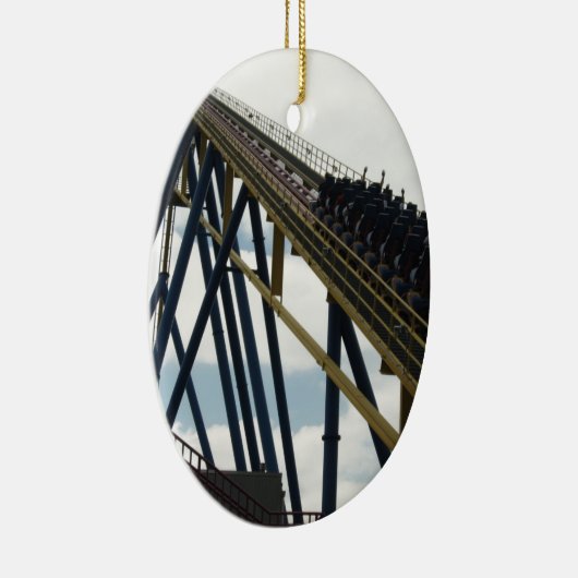 Nitro Roller Onderzetter Six Flags Great Adventure Keramisch Ornament (Rechts)