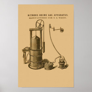 Nitrooxidegastoestellen, afdruk #3 Dentaal Poster