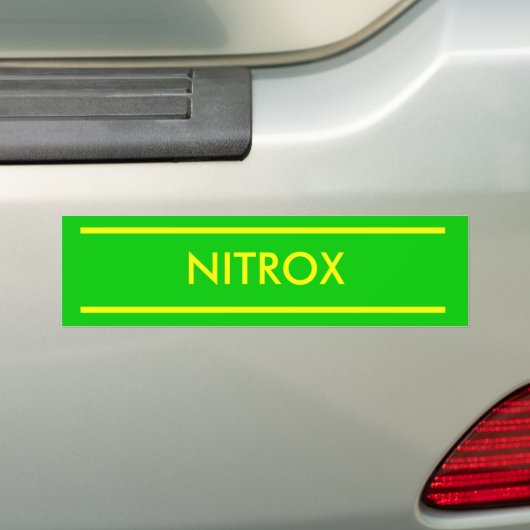 NITROX BUMPERSTICKER (Op auto)
