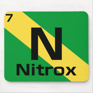 Nitrox Duikvlag Periodiek Systeem Muismat