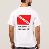 Nitrox-/duikvlag T-shirt (Achterkant)
