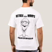 Nitrox is voor Wimps Versie 2 T-shirt (Achterkant)