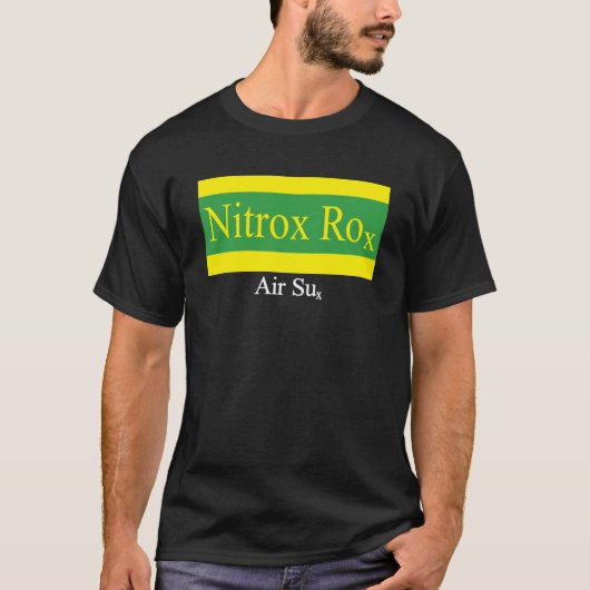 Nitrox Rox Donker T-shirt (Voorkant)