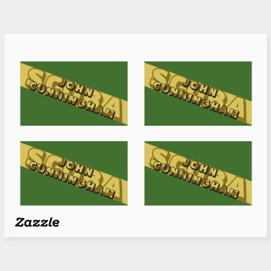 NITROX. SCUBA CAMOUFLAGE. MILITAIRE STIJL. RECHTHOEKIGE STICKER (Vel)