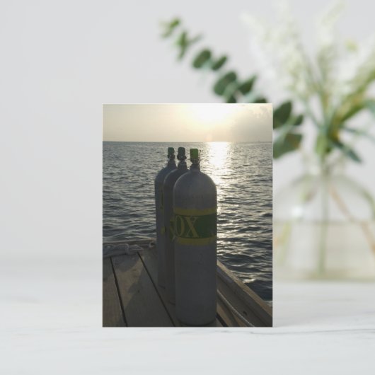 Nitrox Scuba Tanks Briefkaart (Staand voorkant)