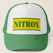 NITROX SYMBOOL GREEN YELLOW SCUBA-PET TRUCKER PET (Voorkant)