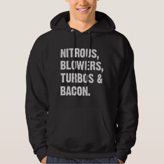 Nitroze bloemen Turbos en Bacon Hoodie