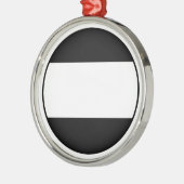 Nitta één trek metalen ornament (Links)