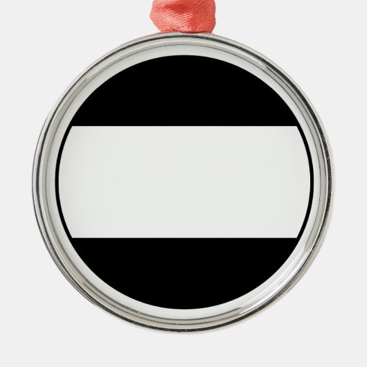 Nitta één trek metalen ornament (Voorkant)