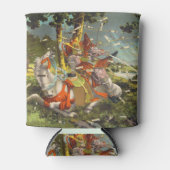 Nitta Yoshisada legendary samurai oorlogstrijder Blikjeskoeler (Voorkant)