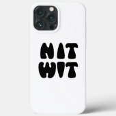 NITWIT Case-Mate iPhone CASE (Achterkant)