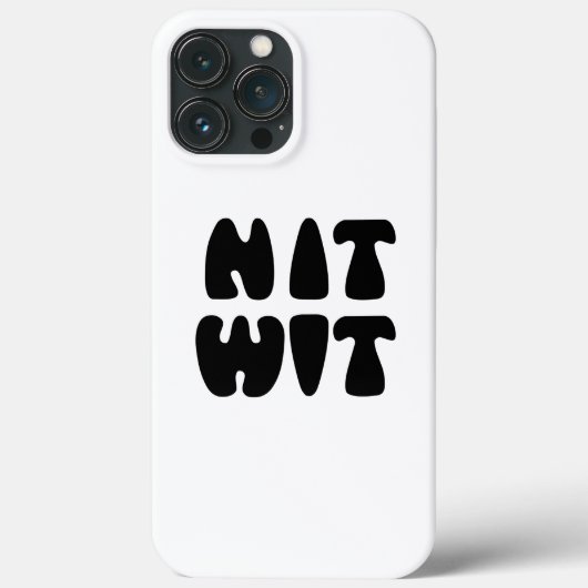 NITWIT Case-Mate iPhone CASE (Achterkant)