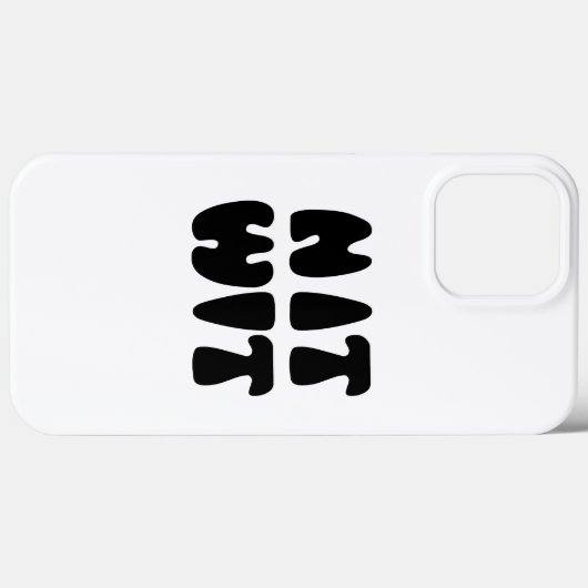 NITWIT Case-Mate iPhone CASE (Achterkant (horizontaal))