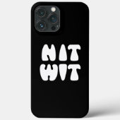 NITWIT Case-Mate iPhone CASE (Achterkant)